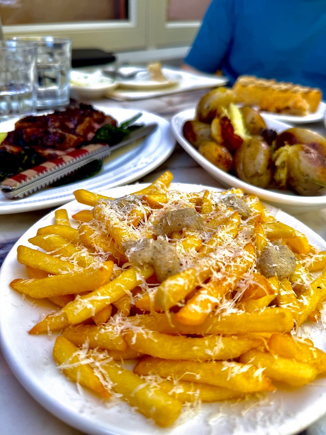 Truffle parmesan fries